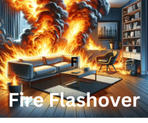 picture showing fire flashover