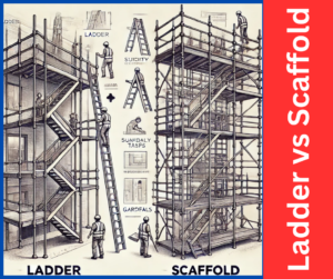 Difference Between Ladder and Scaffold explained