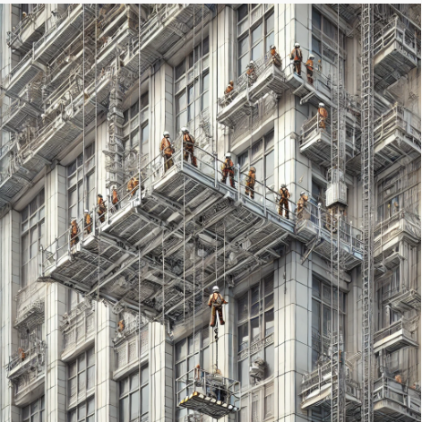 suspended scaffolding