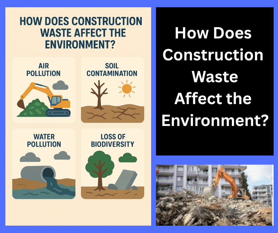 Impact of Construction Waste on Environment